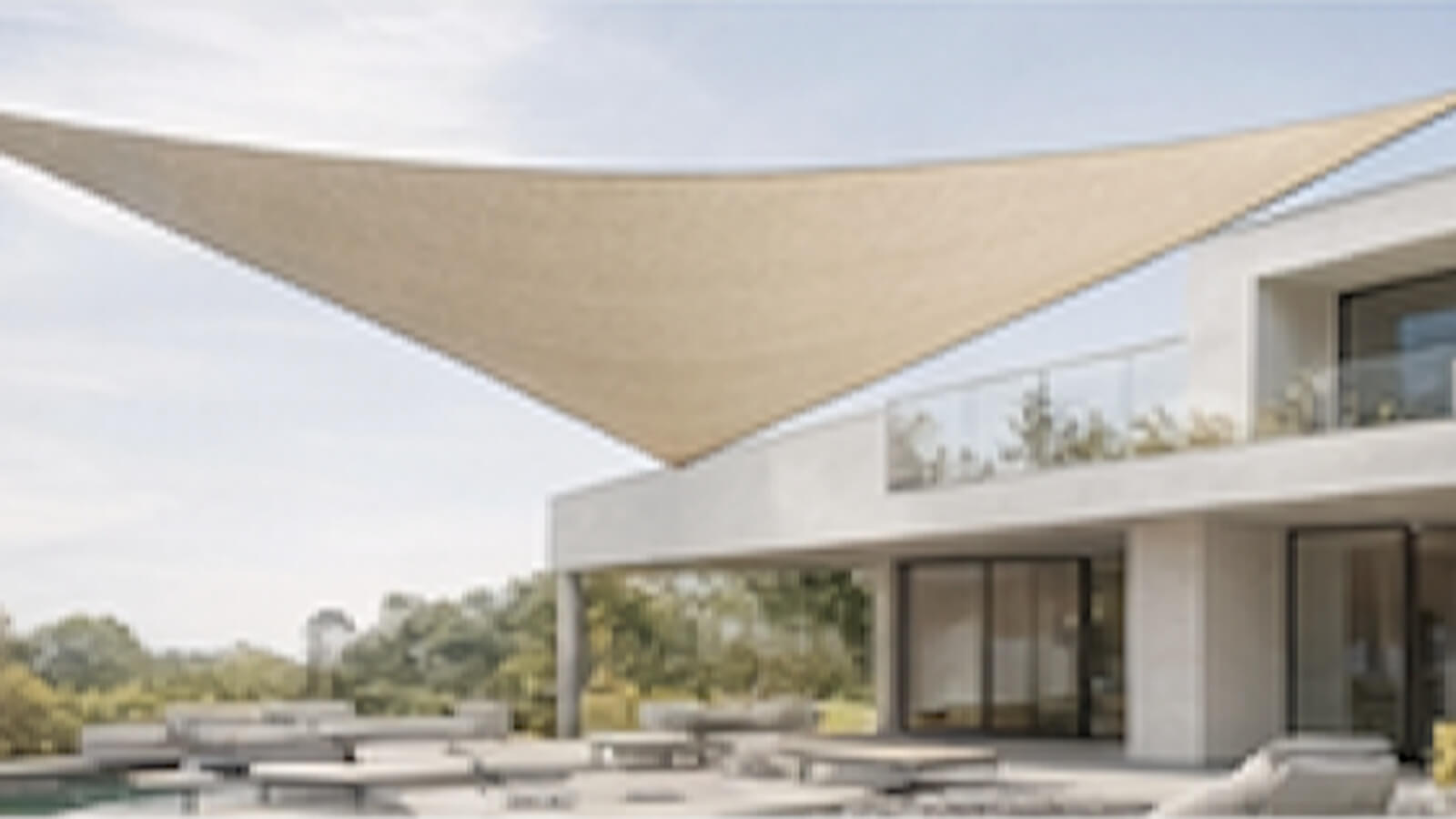 Velas de sombra triangulares Coolaroo