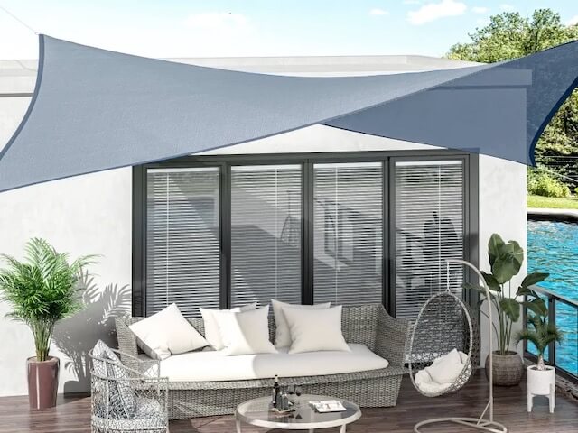 Velas de sombra quadradas Coolaroo