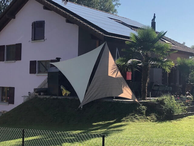  
toldos vela - 
Vela de sombra triangular - 
Protección solar