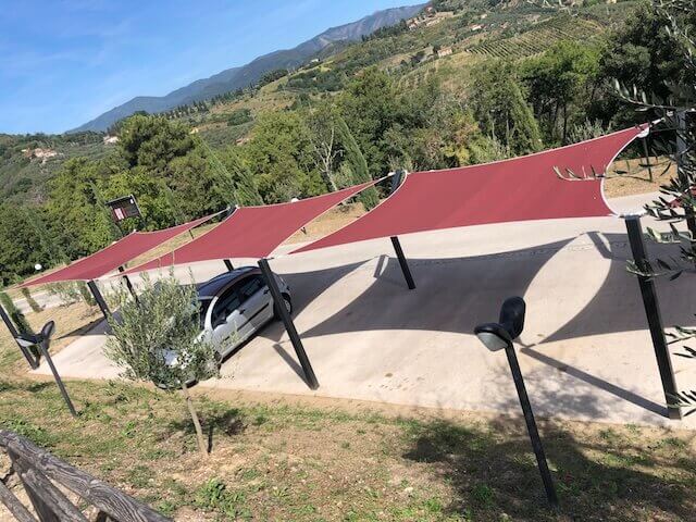 pontos de ancoragem para vela de sombra